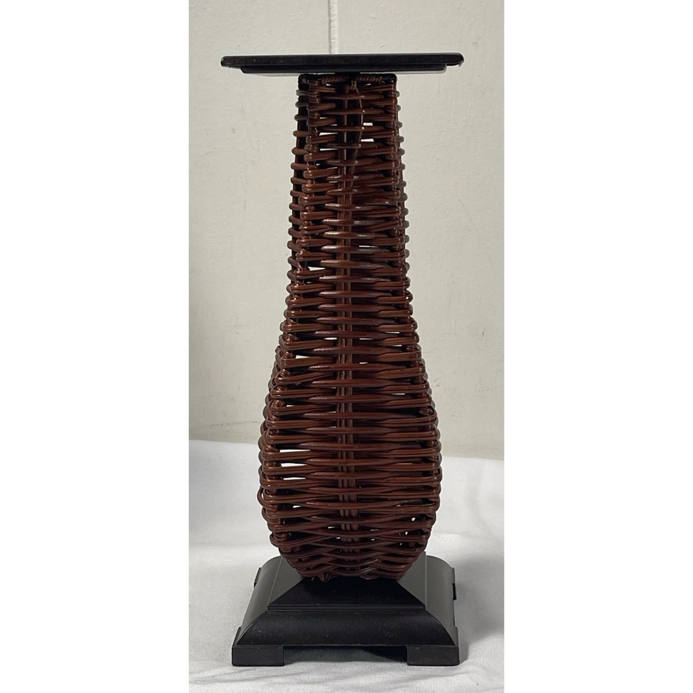 PartyLite‎ Island Escape Pillar Candle Holder New in Box Tropical Coastal Decor